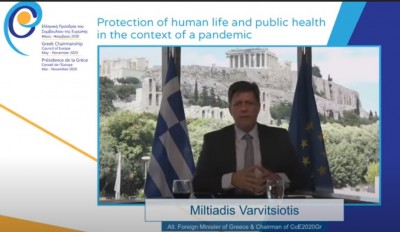 coe_president_in_office_greek_alt._foreign_minister_varvitsiotis_at_coe_leaders_videoconf_coe_videoeurofora_screenshot_400