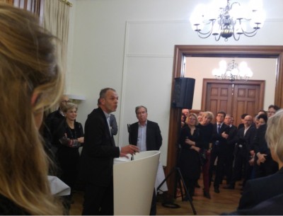 eavo_chief_economist_fontaine_addressing_invitees_at_its_coes_hq_eurofora_400 eavo_chief_economist_fontaine_addressing_invitees_at_its_coes_hq_eurofora_400