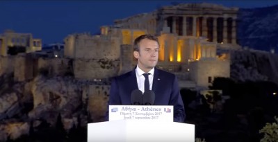 french_president_macron_at_pnyx_hill_near_acropolis_eurofora_screenshot_400