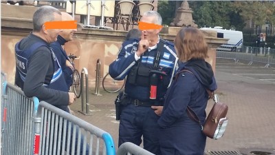 idle_local_municipal_policemen_laugh_while_handicaped_journalist_with_cratches_is_blocked_and_standing_waiting_for_2_3_hours..._eurofora_400